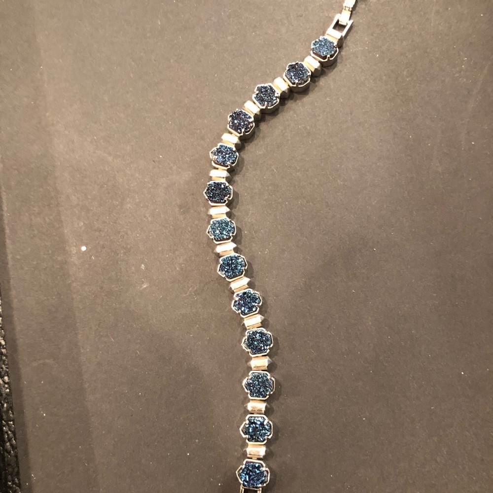 Kendra Scott Tara Blue Drusy Bracelet